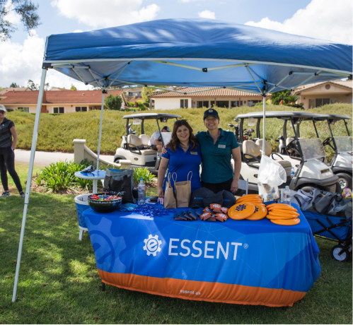 guild giving golf Tournament 2018 essent booth