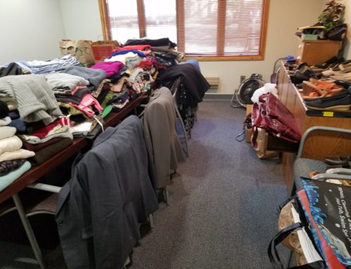 Over 350 articles of clothing donated to Volunteers of America