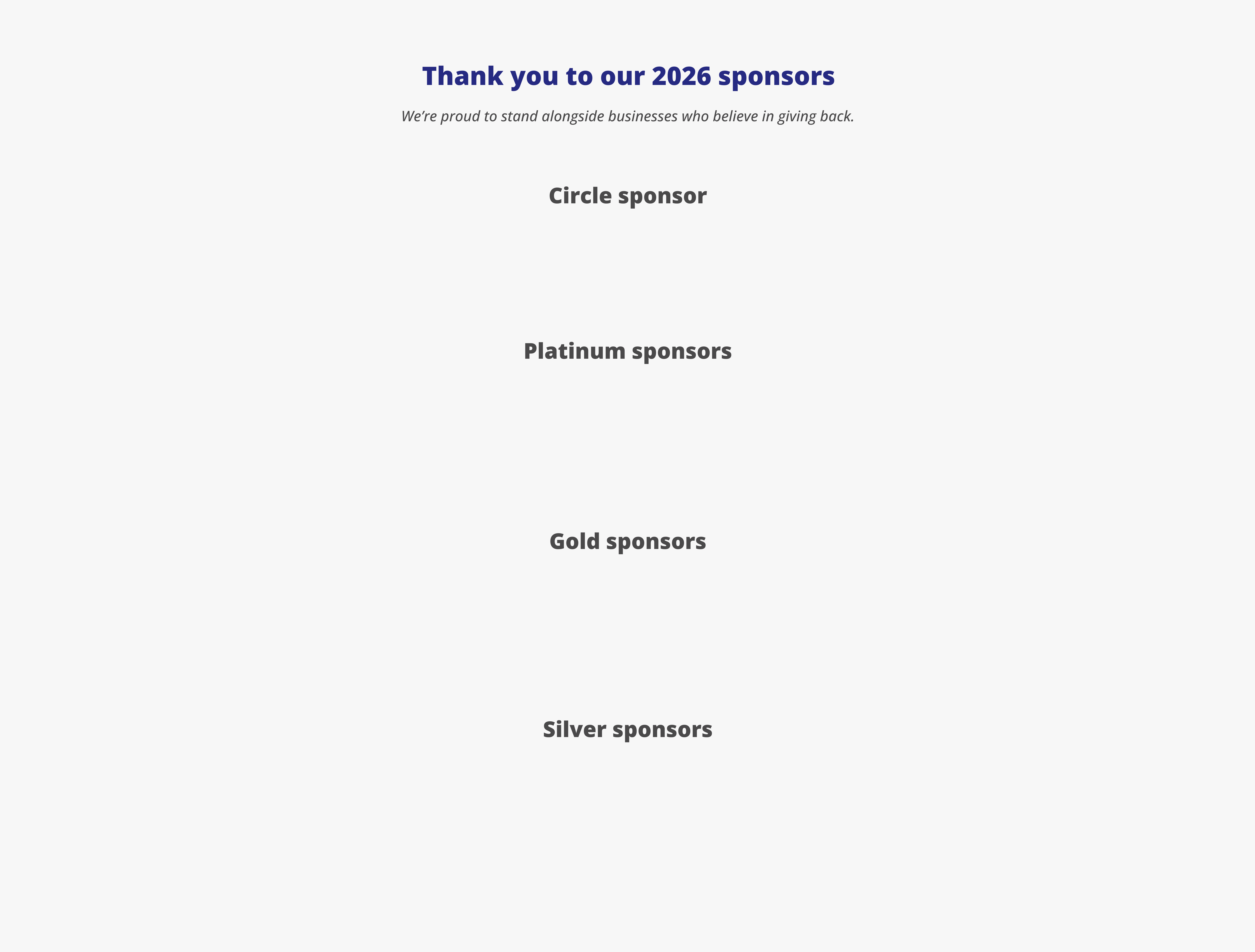 2026 Texas Sponsor logos