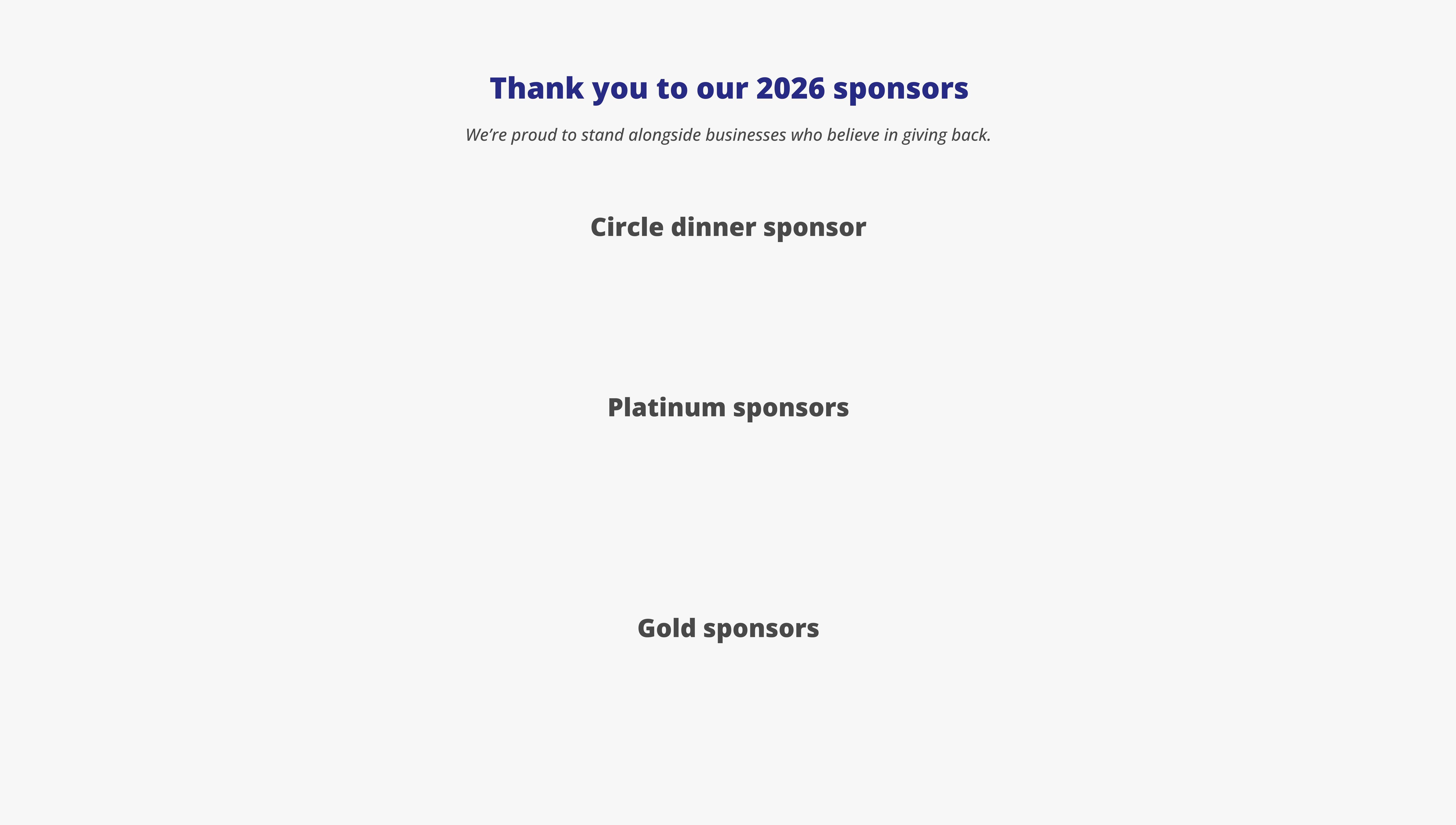 2026 Texas Sponsor logos