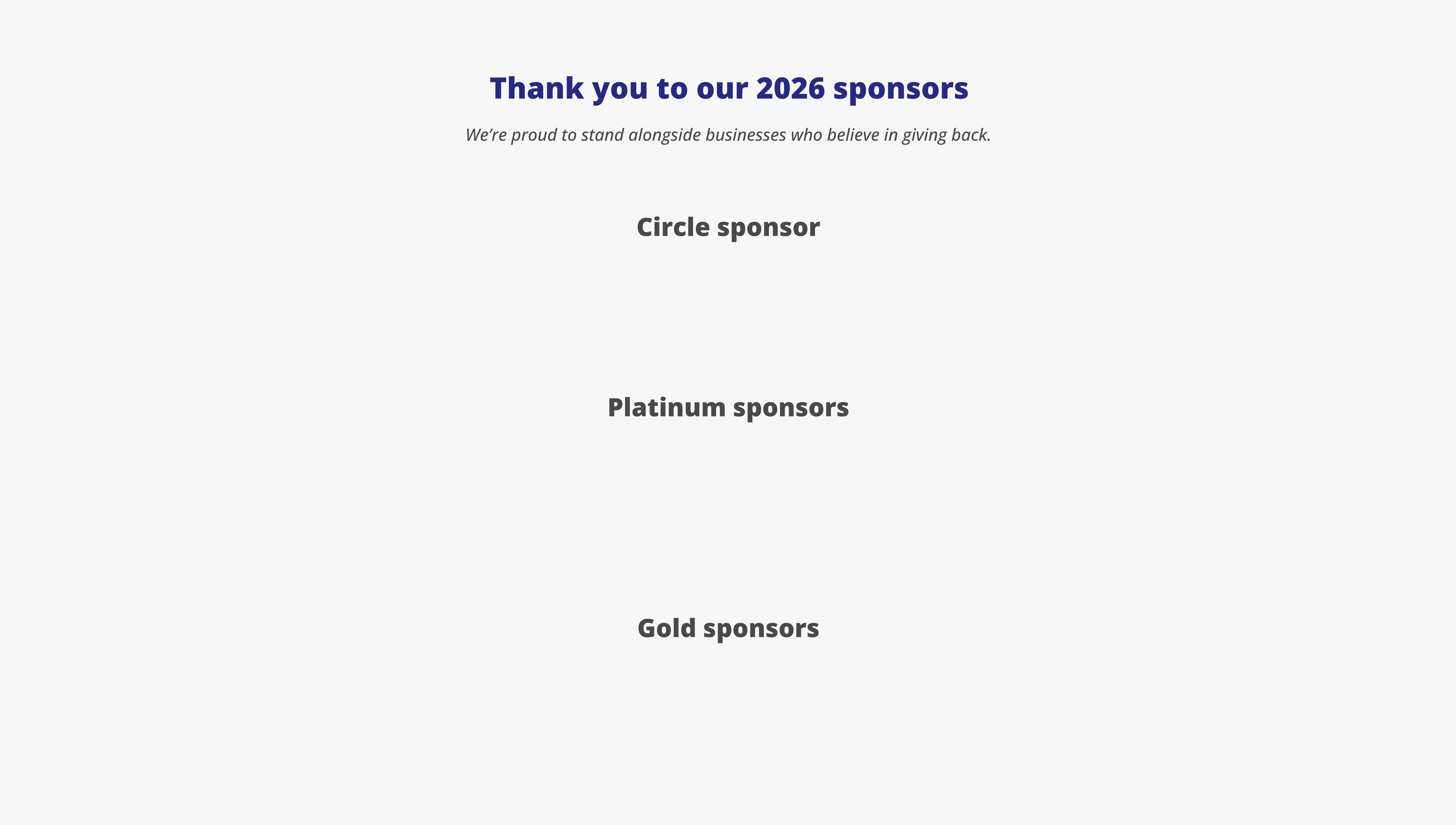 2026 Twin Falls Sponsor logos