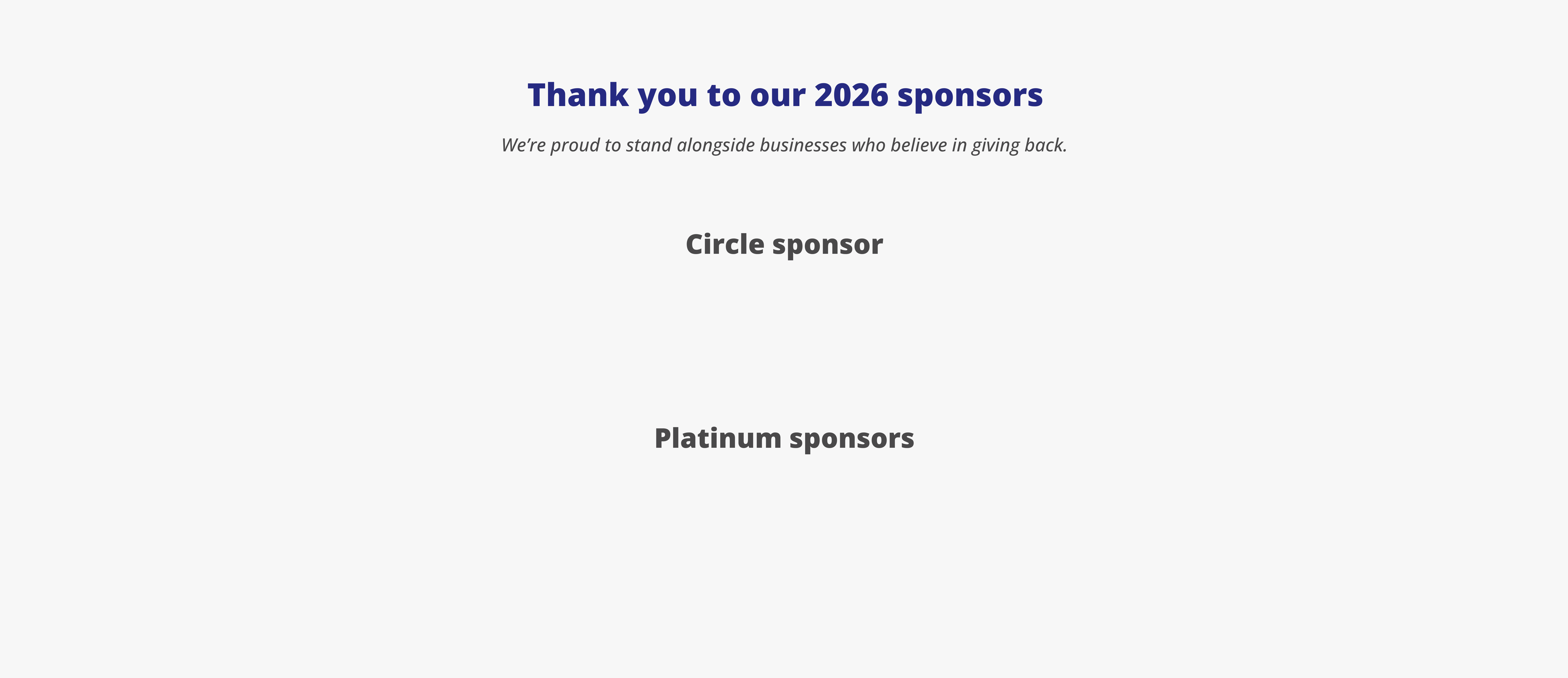 2026 Indiana Sponsor logos