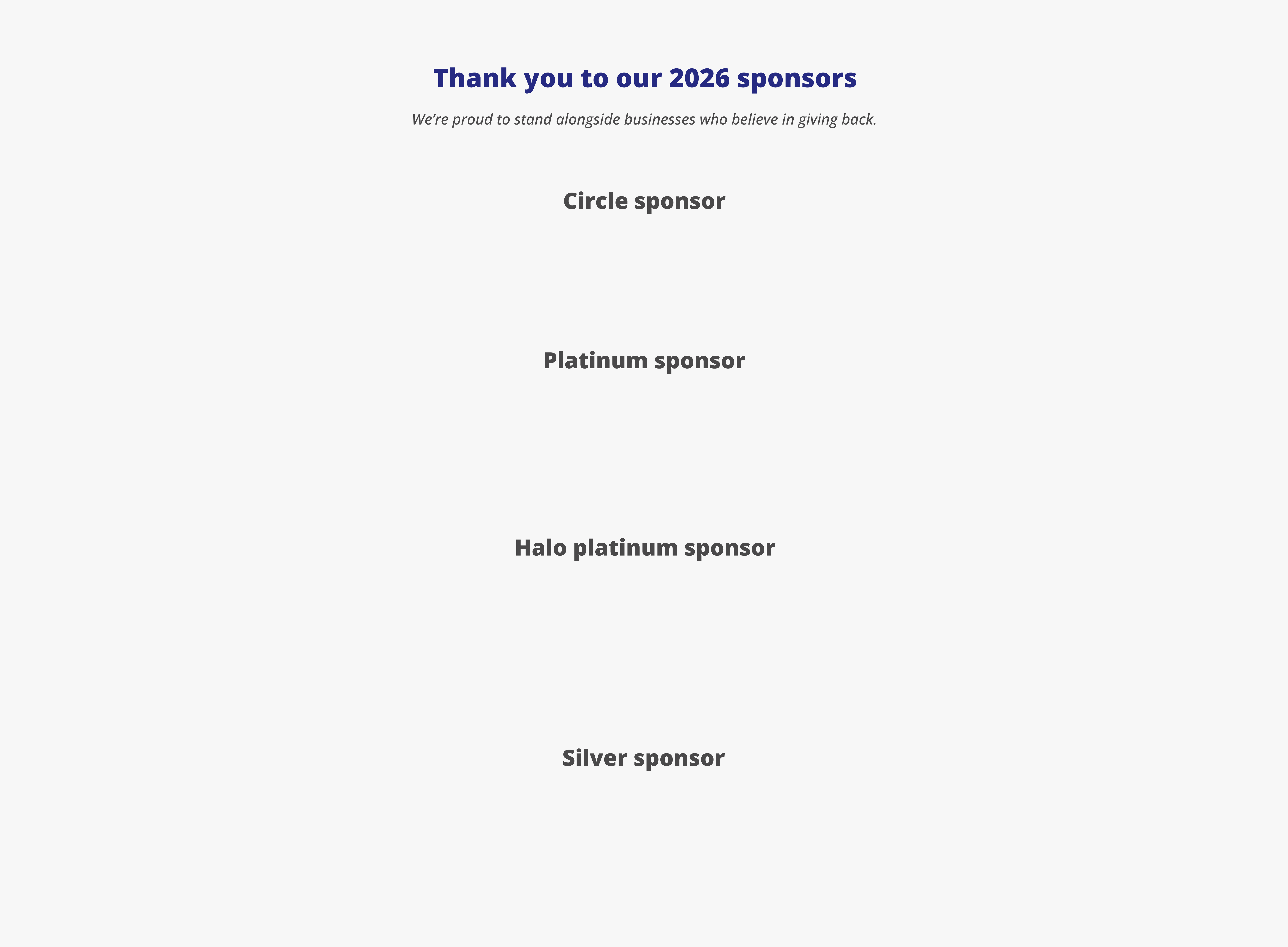 2026 Denver Sponsor logos