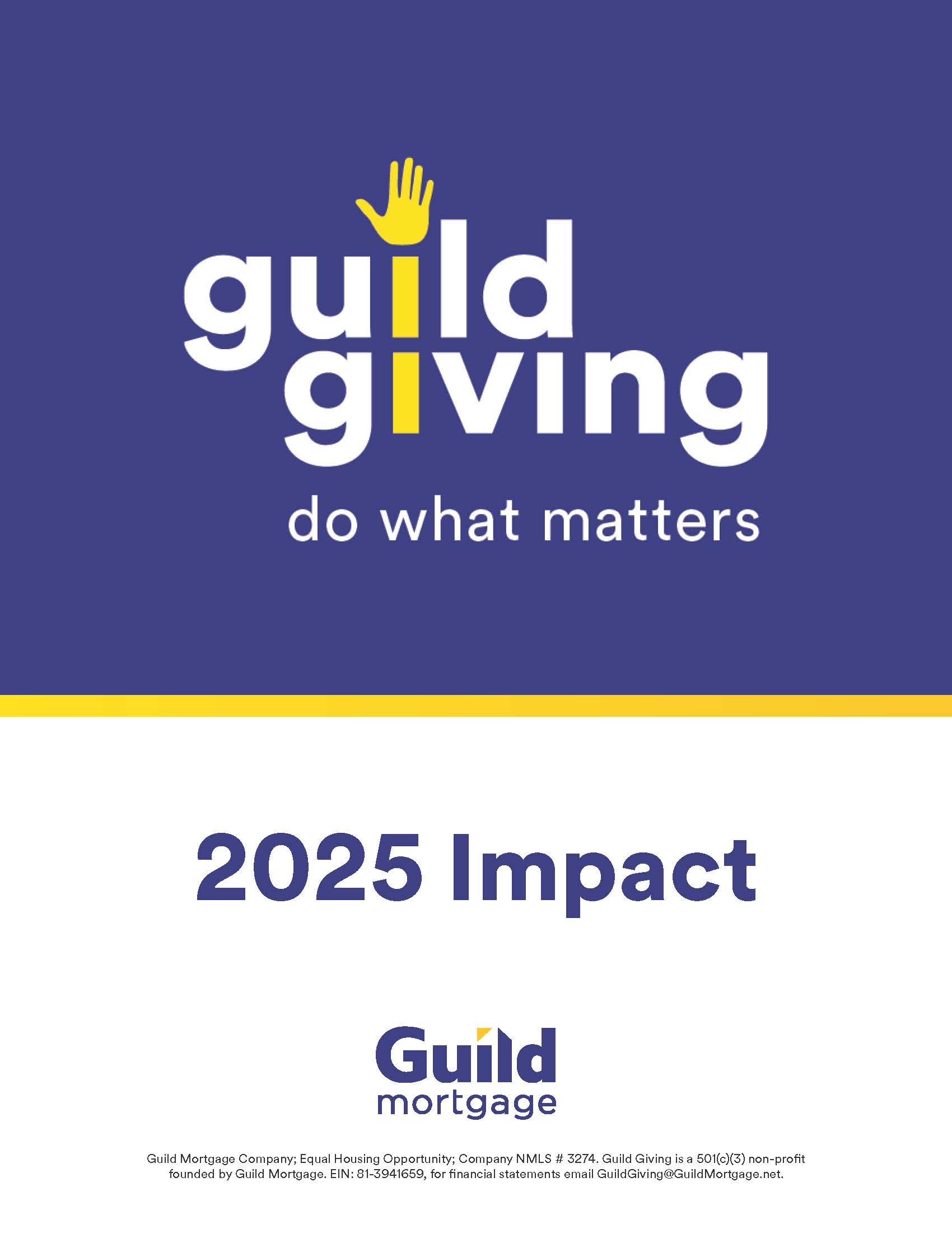 2025 Guild Giving Impact Report Logo